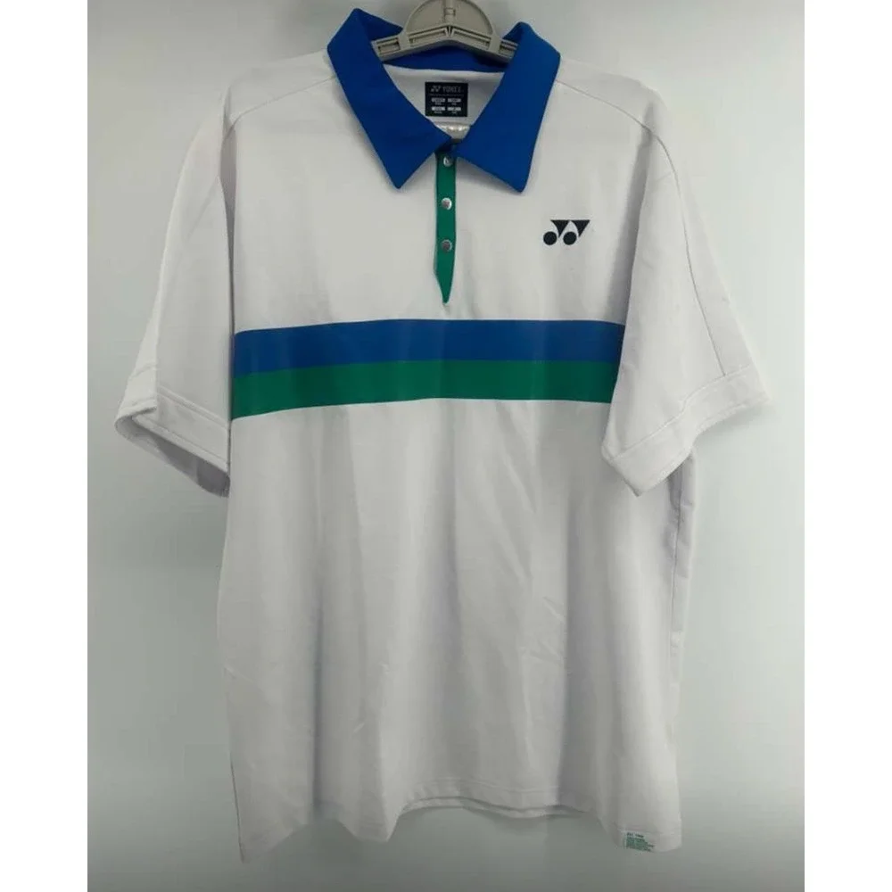Yonex Tennis Polo Shirt White 75th Anniversary Size XXL Limited Edition Rare